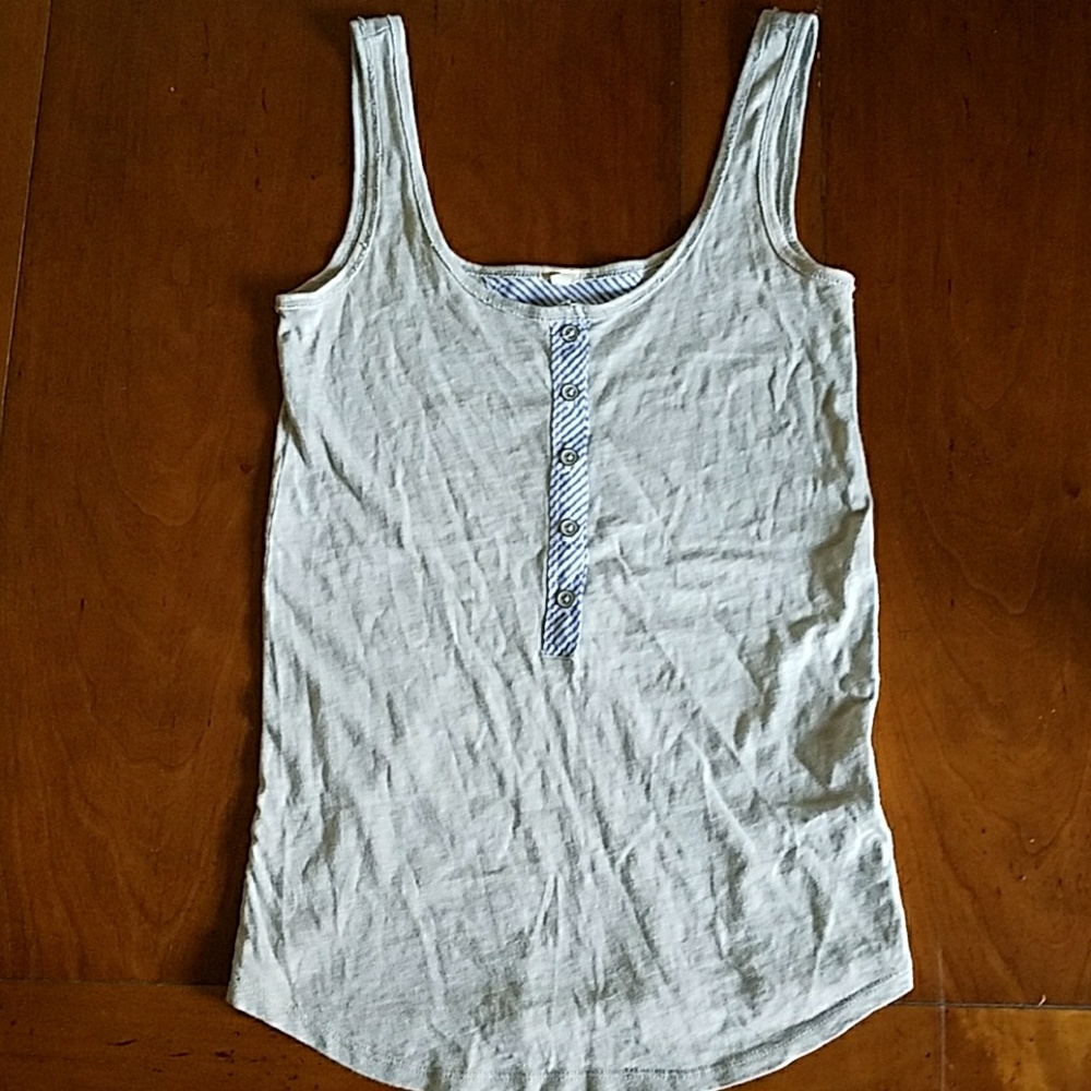 J Crew Tank with Button Detail - Sz. XS